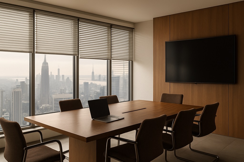Custom Office Window Blinds NYC Solutions for Commercial Interiors ...